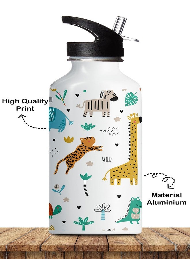 TrendoPrint Printed Aluminium Sipper Water Bottle 750ml For Gym, Yoga, Kids, Boys, Girls, Brother, Sister, Babies, Baby, Workout, Adults (WB380) - Image 2